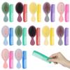 Colorful Mini Wet Hair Brushes with Soft Bristles, Detangling Combs, Travel-Friendly, 6 Colors, 24-Piece Set view 1