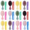 Colorful Mini Wet Hair Brushes with Soft Bristles, Detangling Combs, Travel-Friendly, 6 Colors, 24-Piece Set view 3