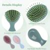 Colorful Mini Wet Hair Brushes with Soft Bristles, Detangling Combs, Travel-Friendly, 6 Colors, 24-Piece Set view 4