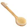 Bamboo Shower Brush with Soft Bristles and Long Handle view 1