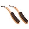 KOMBIUDA Set of 2 Small Wooden Clothing Brushes with Soft Bristles view 1