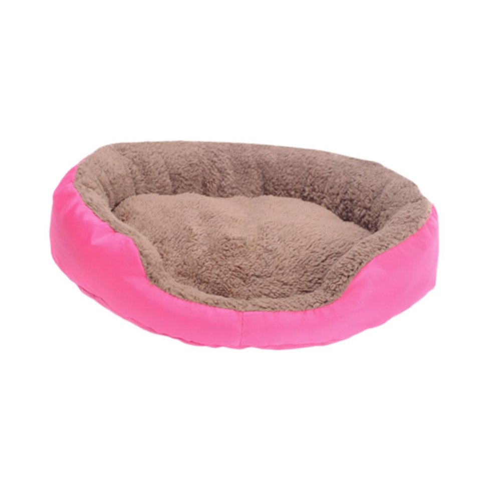ERINGOGO Waterproof Rectangular Pet Bed Cushion, Cozy Indoor Cat Mat, Rosy