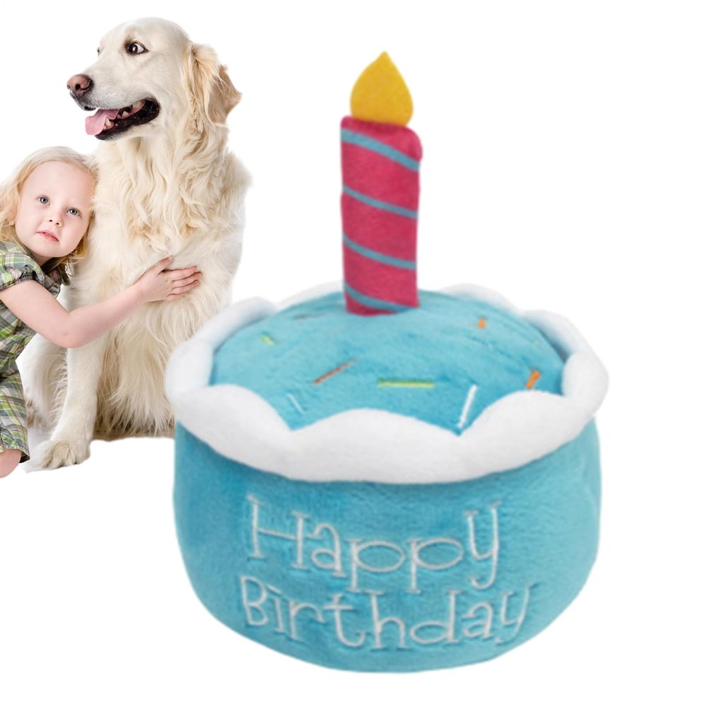 Dog Birthday Cake Toy