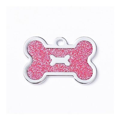 Personalized Engraved Pet ID Tag for Dogs and Cats, Pink