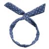 Blausky 4-Piece Boho Denim Wire Headbands for Women, Blue view 1