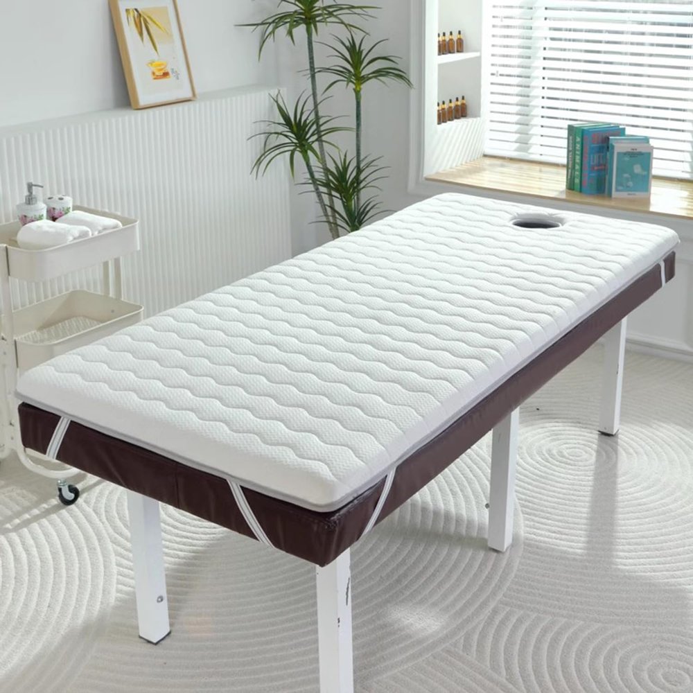 LXJDDLD White 4 cm, 70 × 185 cm S Latex Lash Bed Foam Topper