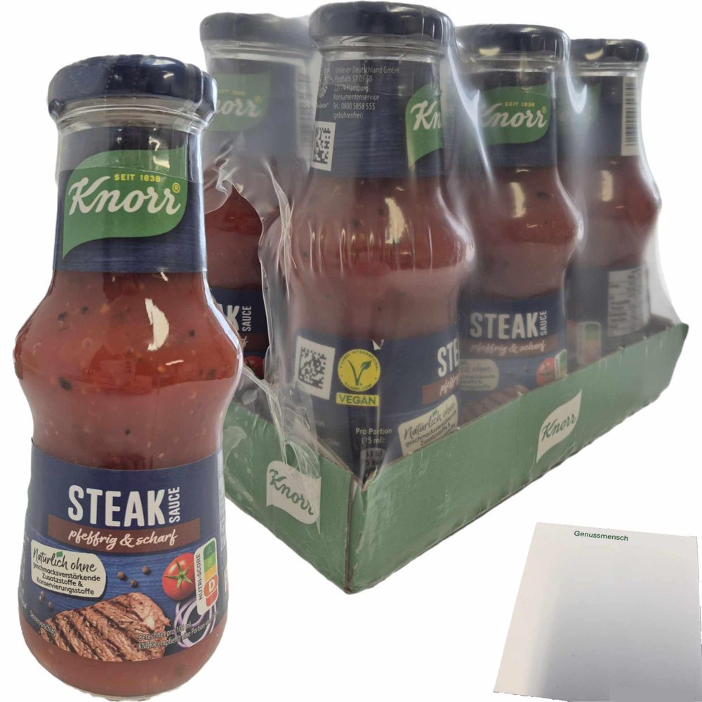 usy Bundle: Knorr Steak Sauce 6-Pack (6 x 250 ml Jars) + usy Block