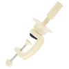 VICASKY Mannequin Head Stand with Clamp, Plastic and Iron, White view 1