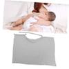 Cotton Nursing Cover for Mothers, Breathable, Gray view 2