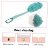 4-Piece Long-Handle Shower Brushes for Bathing and Back Massage view 3
