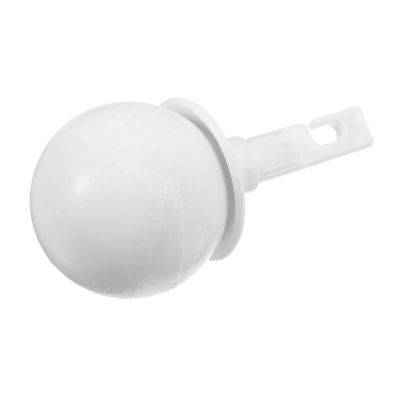 Rotating Plastic Rolling-Ball Tip for White Canes, White