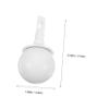 Rotating Plastic Rolling-Ball Tip for White Canes, White view 2