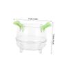 ibasenice Small Animal Sand Bath Box for Hamsters and Guinea Pigs view 2