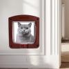 Small Cat Door, 4-Way Locking, Weatherproof view 2