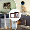 Small Cat Door, 4-Way Locking, Weatherproof view 4