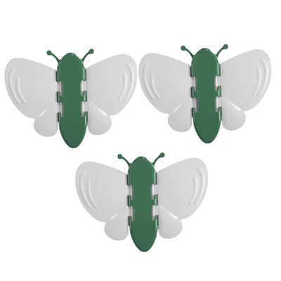 BESPORTBLE 3-Piece ABS Child Safety Locks for Windows, Glass Doors, Cabinets and Sliding Doors, White and Green
