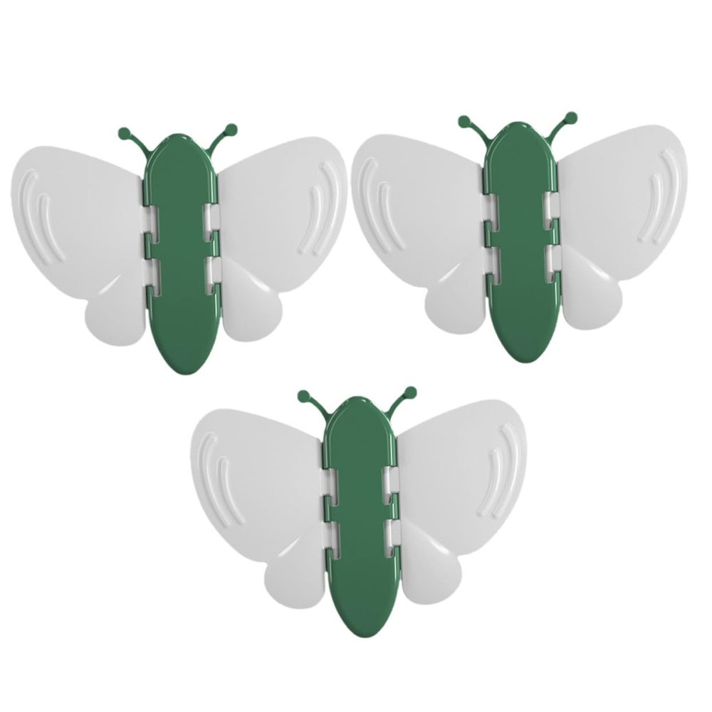 BESPORTBLE 3-Piece ABS Child Safety Locks for Windows, Glass Doors, Cabinets and Sliding Doors, White and Green