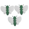BESPORTBLE 3-Piece ABS Child Safety Locks for Windows, Glass Doors, Cabinets and Sliding Doors, White and Green view 1