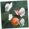 BESPORTBLE 3-Piece ABS Child Safety Locks for Windows, Glass Doors, Cabinets and Sliding Doors, White and Green view 2