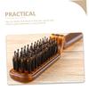 Folding Travel Hair Comb with Bristles, Compact, 2-Pack view 3