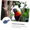 Parrot Diaper for Birds, Comfortable, Skin-Friendly, with Adjustable Leash view 3