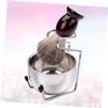 3-Piece Beard Care and Shaving Brush Set with Shaving Bowl for Men view 3