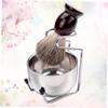 3-Piece Beard Care and Shaving Brush Set with Shaving Bowl for Men view 4