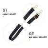 TOYANDONA 2 Adjustable Elastic Leg Straps for Horse Blankets view 3