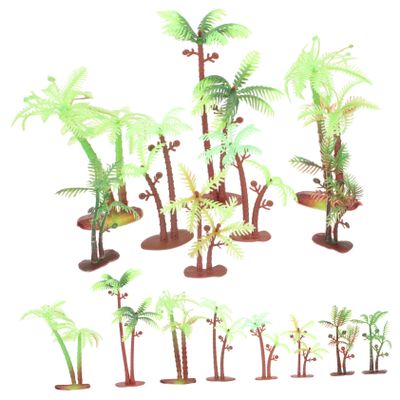Homoyoyo 40pcs Artificial Coconut Palm for Aquariums