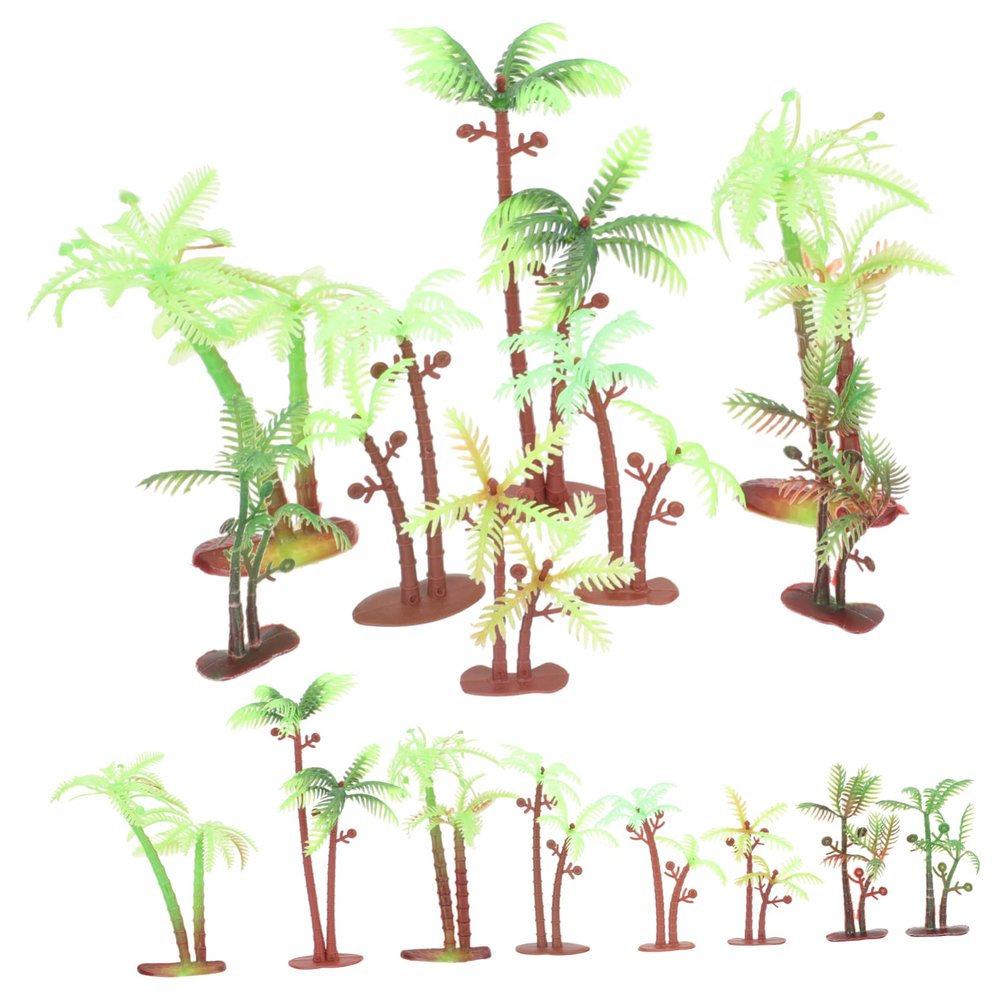Homoyoyo 40pcs Artificial Coconut Palm for Aquariums