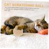 Toyvian 4-Piece Cat Scratching Toys and Balls for Indoor Cats view 3