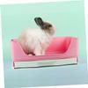 Plastic Pet Toilet with Odor Control and Filter Base, Pink view 3