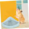 Ceramic Triangular Corner Rabbit Toilet, Easy to Clean view 3