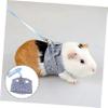 ibasenice Small Pet Harness and Leash Set for Guinea Pigs and Rabbits view 4