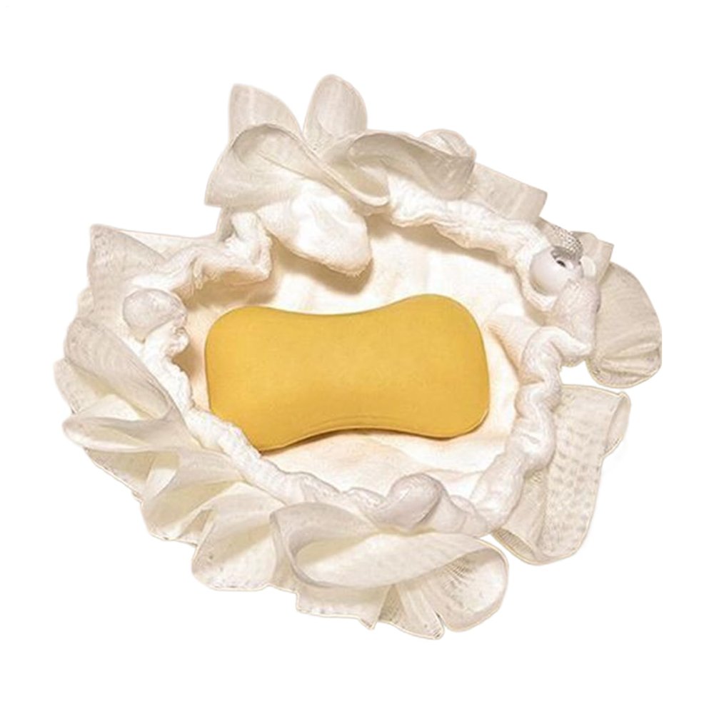 Body Loofah Shower Sponge with Soap Pouch