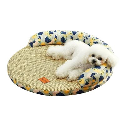 ESMENATZLS Summer Dog Bed for Small and Medium Dogs, Breathable, Cooling, Washable, 60 cm