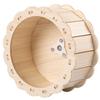 Toddmomy Wooden Hedgehog Exercise Wheel, Khaki, for Small Pets view 1