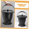 Unisex Adult Bedpan, PP, Black, Sturdy and Impact-Resistant view 3