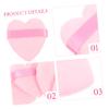 DEARMAMY 6-Piece Soft Makeup Sponges, Round Powder Puffs for Foundation and Loose Face Powder, Pink view 3