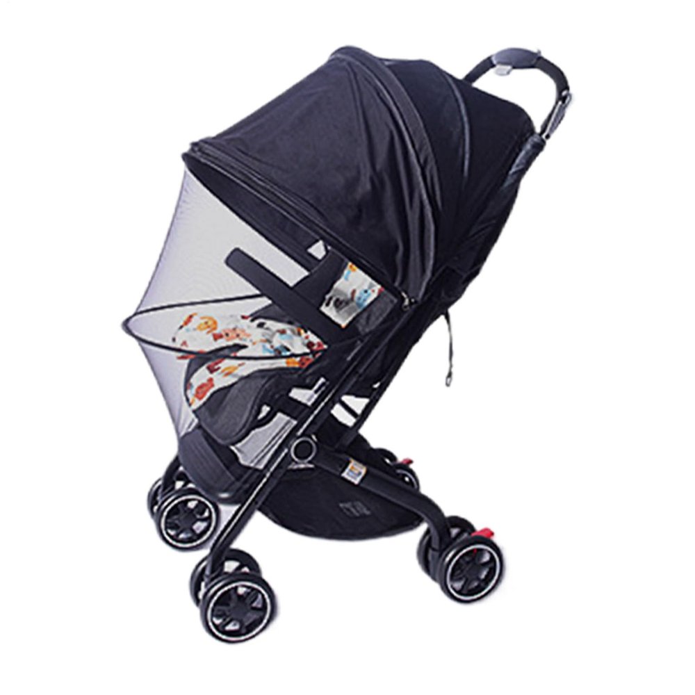 Stroller Sun Cover, UPF 50+ Canopy Extension, Breathable, Full Coverage, Two-Way Zipper, 32 x 30 x 1 cm, Bassinet Shade Attachment for Hot Weather