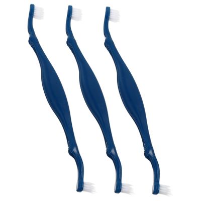 Double-Headed Pet Toothbrushes for Dogs, 3-Pack, PP