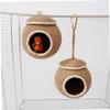 VANZACK Round Rope Parrot Hammock, Hanging Bird Cage Accessory, Easy Installation view 4