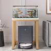 LXJBBD Aquarium Stand with Gold Frame view 1