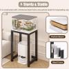 LXJBBD Aquarium Stand with Gold Frame view 3