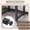 LXJBBD Aquarium Stand with Gold Frame view 4