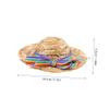 POPETPOP Pet Straw Hat for Dogs view 2