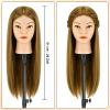 TwoWin 51 cm Training Head, 100% Synthetic Hair view 2
