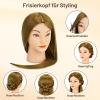 TwoWin 51 cm Training Head, 100% Synthetic Hair view 4