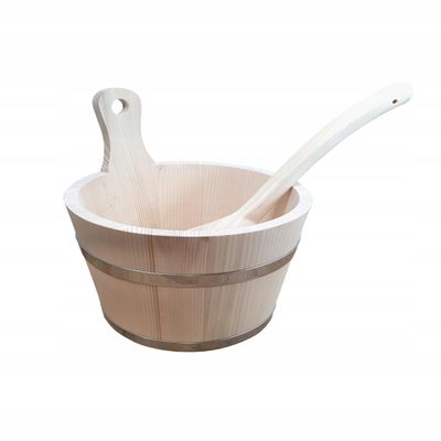 PEEWIT Sauna Bucket Set, 5 L, with Ladle