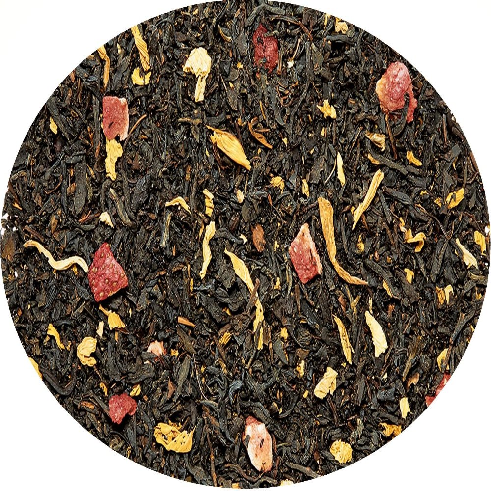 Eder Gewrze - Organic Black Tea Blend, Peach & Strawberry - 500 g